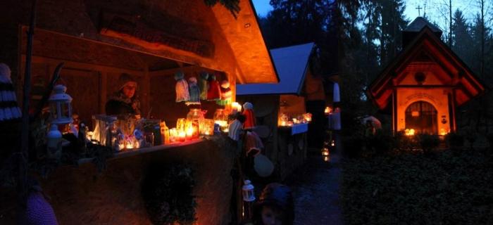 Stimmungsvoll präsentiert sich der Weihnachtsmarkt im Zachgraben bei St. Stefan ob Stainz