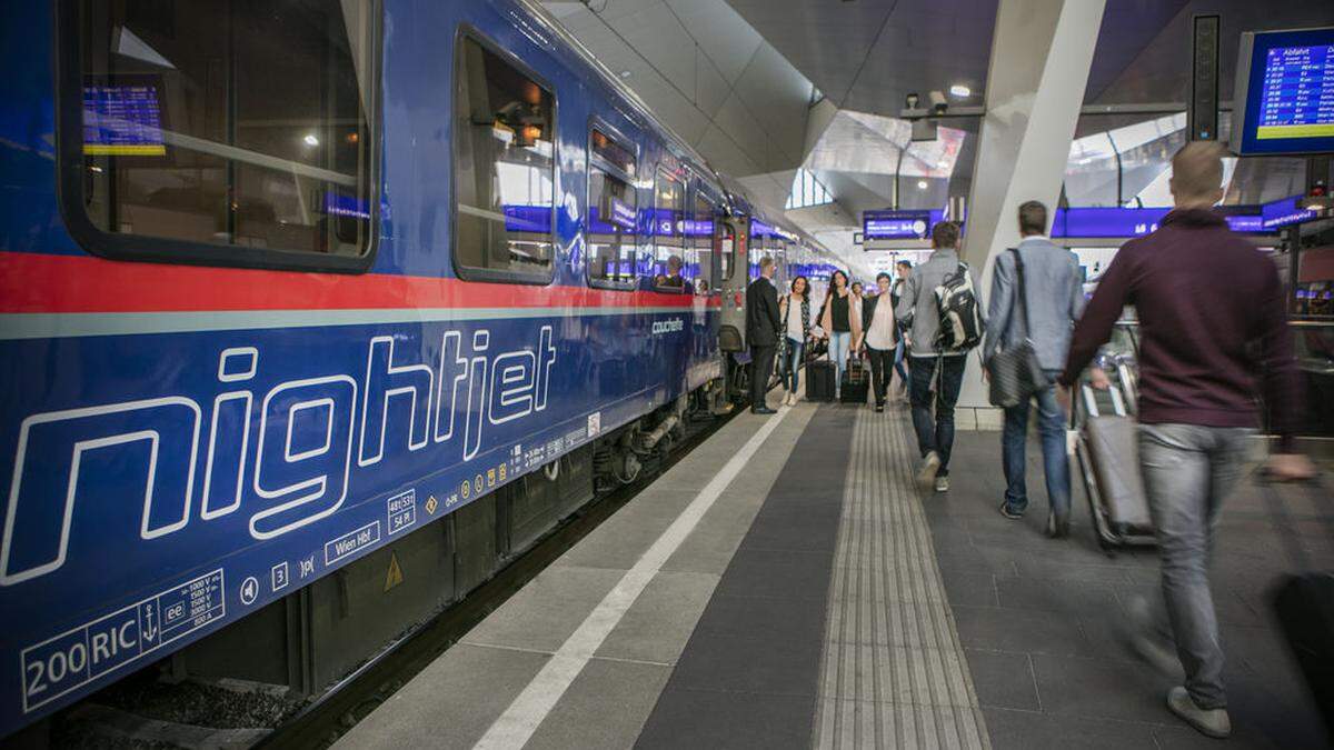 Bei den Nightjet-Zügen registrieren die ÖBB ein deutliches Plus