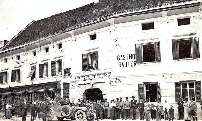 Das Hotel Germann war einst der "Gasthof Rauter"