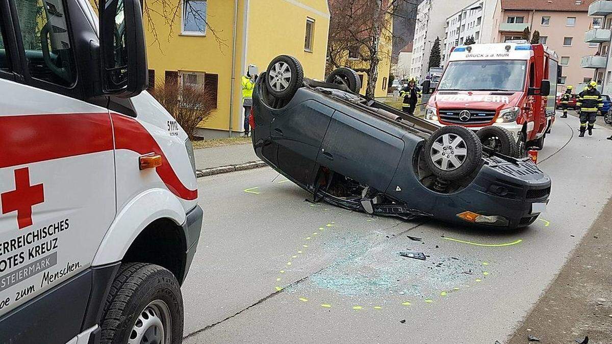 Unfall in Bruck