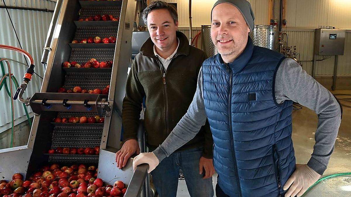 Christian Schumi (rechts) und Karl Adrian Reichhold setzen auf modernste Technik