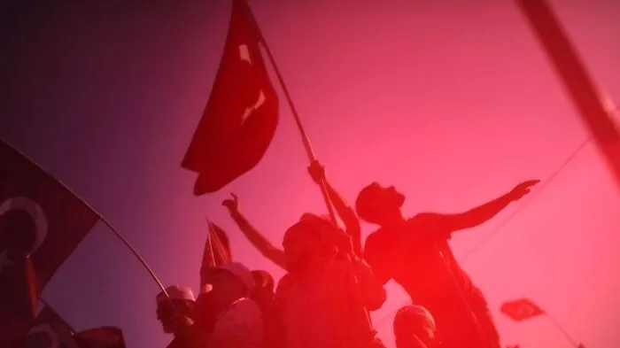 Pro-Erdogan-Demonstranten in der Türkei