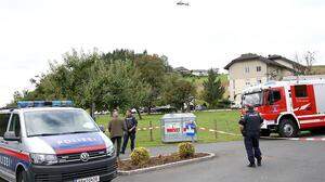 Stundenlang stand die Polizei am Dienstag am Tatort in Guttaring im Einsatz