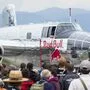 Die North American B-25J, hier 2013 bei der Airpower in Zeltweg, musste umkehren