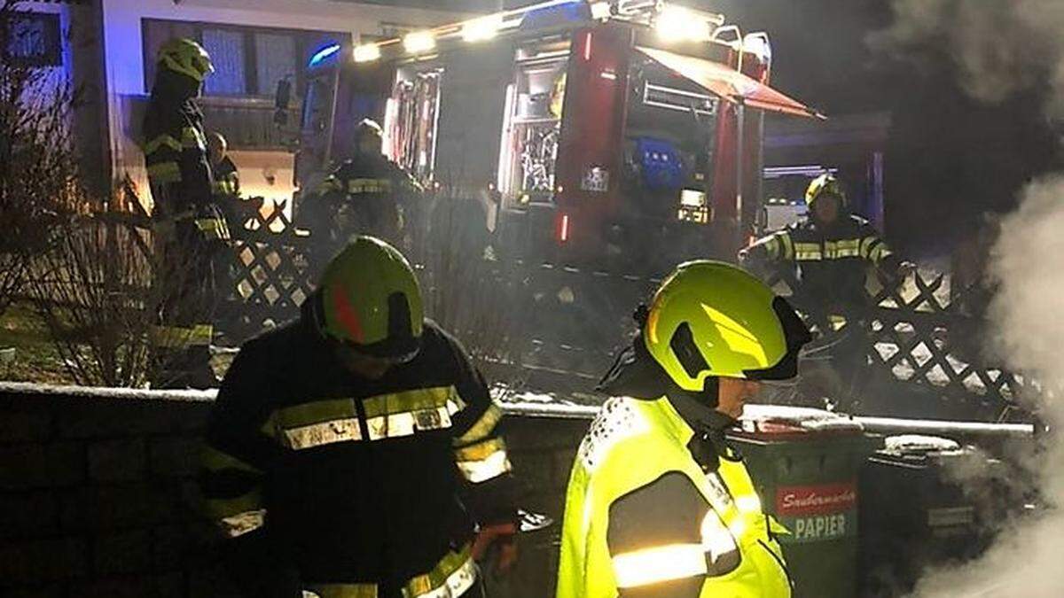 13 Einsatzkräfte der Freiwilligen Feuerwehr Rosental standen im Einsatz