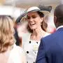 Prinzessin Kate entschied sich für eine weiße Kombination