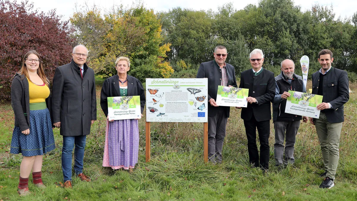 Bei der Garteneröffnung im Ökopark Kaindorf