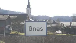 Gnas, Gemeinde, gemeindeamt, Sujet, Ortstafel