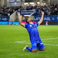 Ronivaldo traf sehenswert zum 2:0 für BW Linz gegen Altach