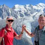 Luise und Günter Auferbauer wieder am Montblanc in den Savoyer Alpen