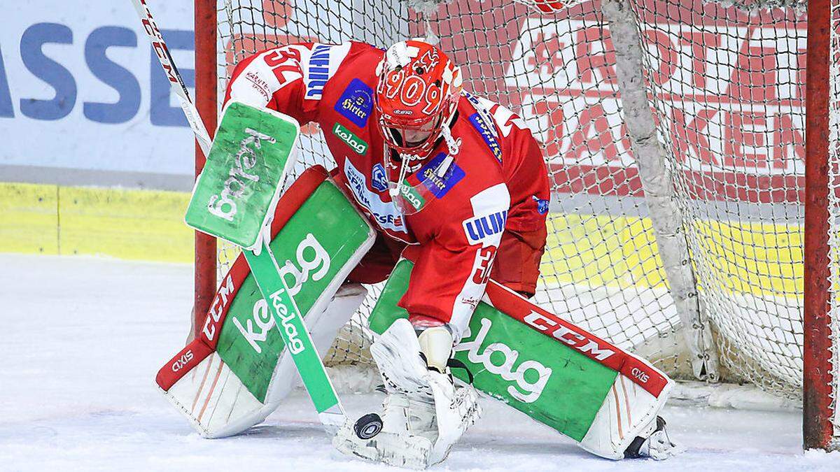 KAC-Goalie Sebastian Dahm