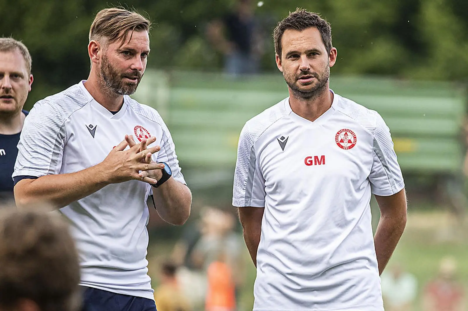 Gernot Messner (rechts) und sein Co Christoph Cemernjak gehen in ihre erste volle Saison beim GAK.