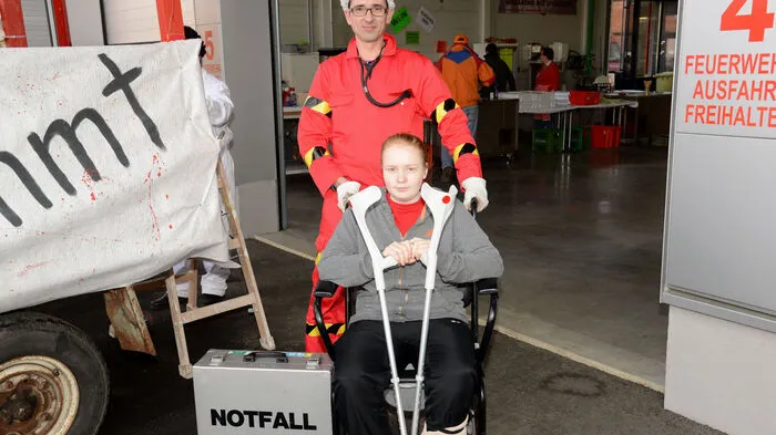 Bestens versorgt mit auf den Faschingsumzug