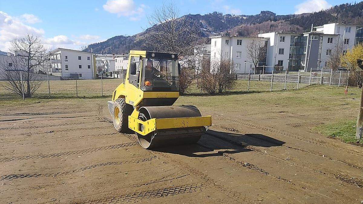 Der Abenteuerspielplatz wird umgestaltet