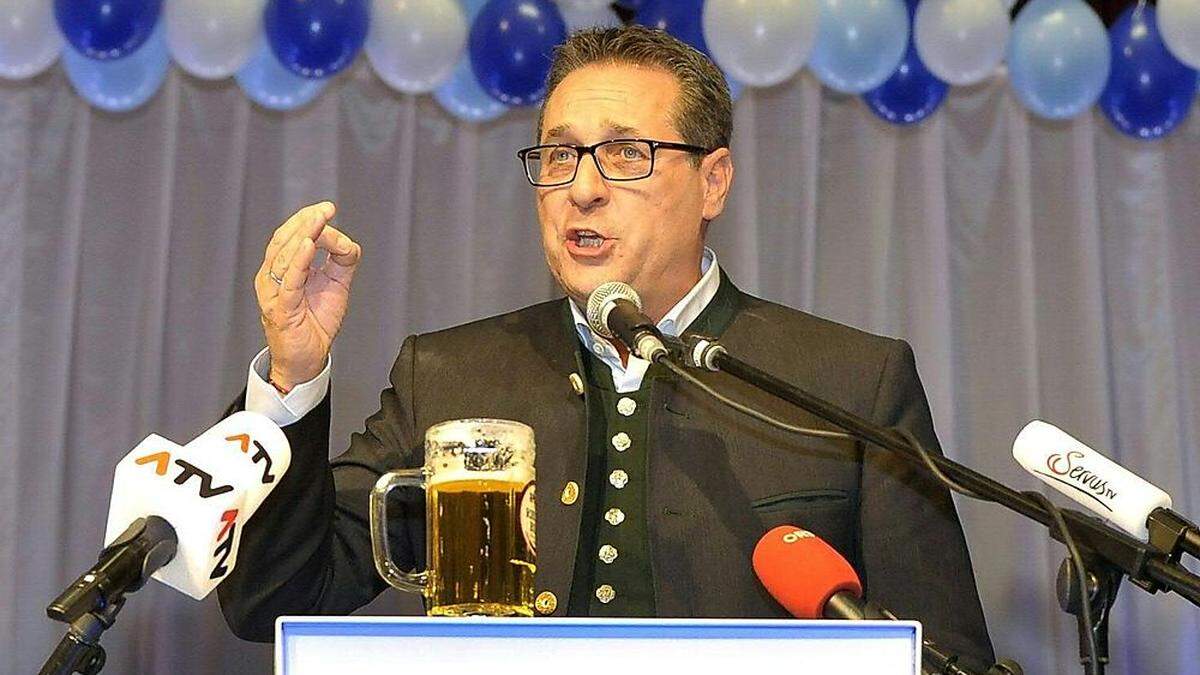 Strache in Ried