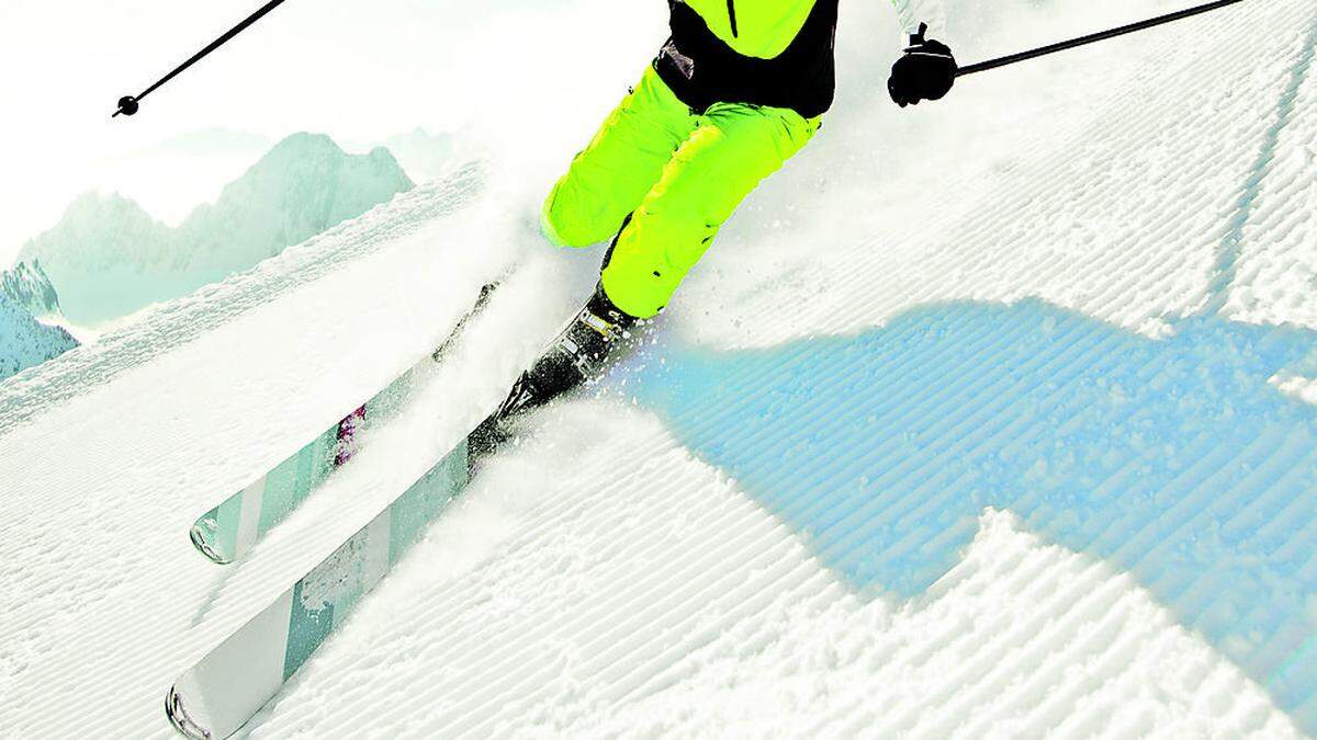 Die Skifahrerin wurde bei der Kollision schwer verletzt (Sujetbild)