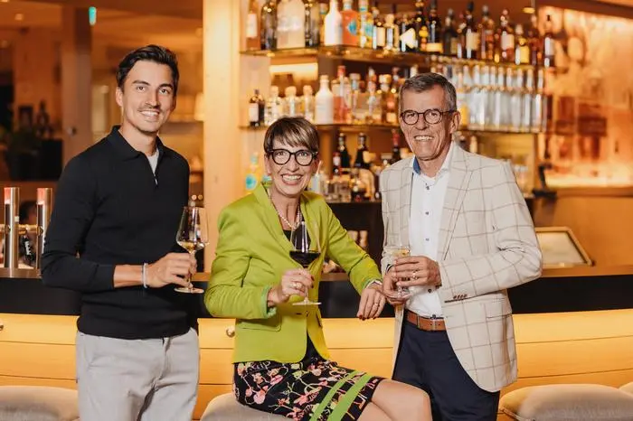 Alexander Pölzl mit seinen Eltern Margret und Peter Pölzl