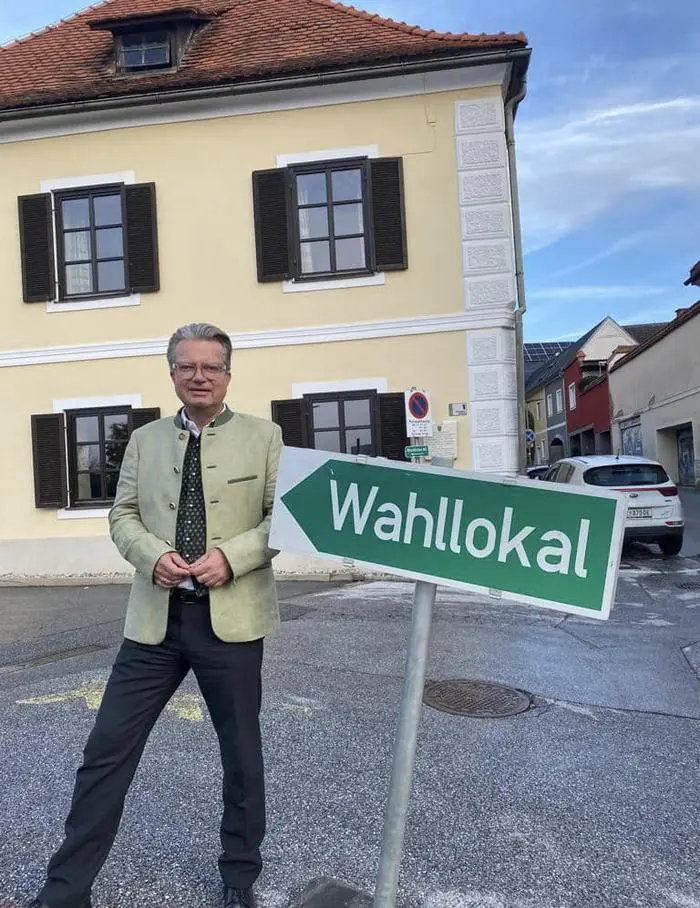 Christopher Drexler wählte in Passail