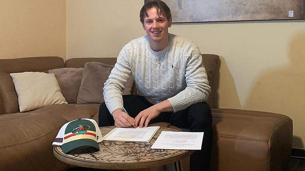 Minnesota Wild und Marco Rossi haben sich auf einen Vertrag geeinigt