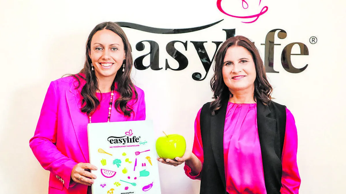 Rebecca Schullin von easylife mit Ernährungswissenschafterin Verena Dietmaier  