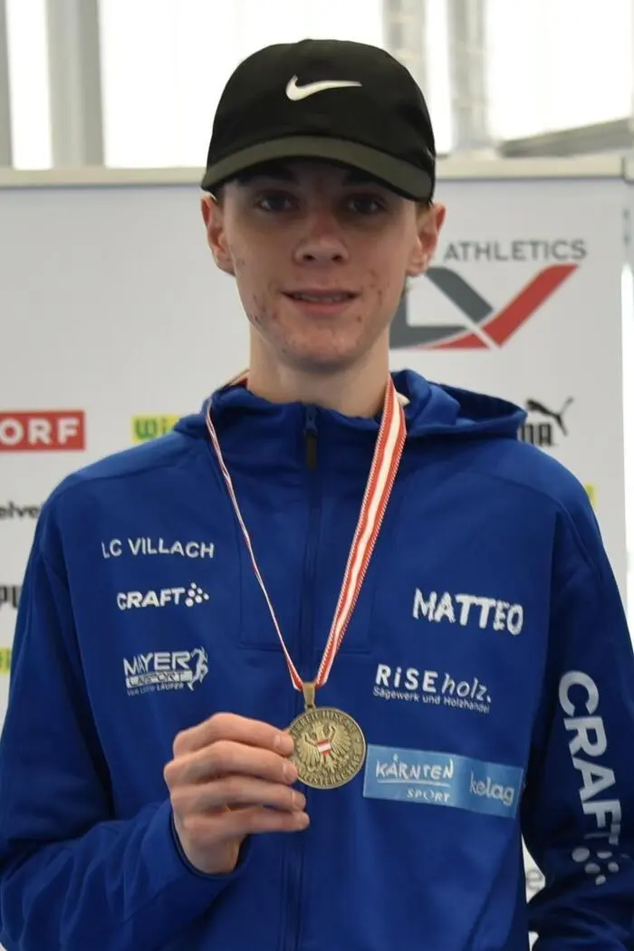Der 16-jährige Mittelstreckenläufer Matteo Jost aus dem Gailtal zählt zu den größten Nachwuchshoffnungen und überzeugt vor allem über die 3000 Meter