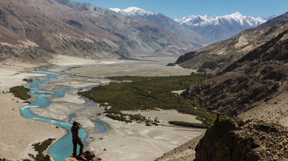 Blick ins Himalaya-Gebiet