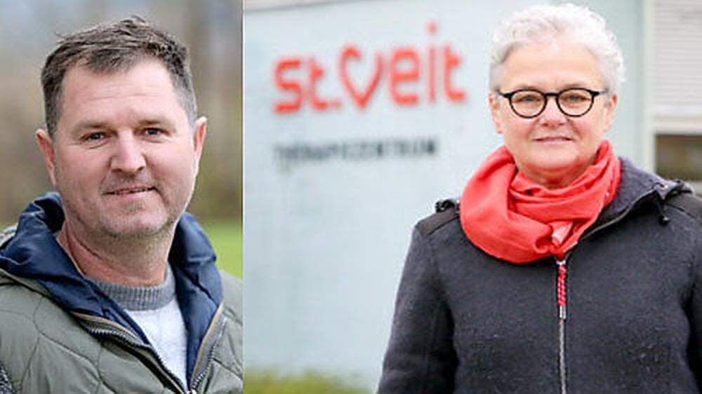 Isolde Glanznig-Zimmermann und Gerald Herrnhofer bleiben - unparteiisch - noch bis zur Wahl im St. Veiter Gemeinderat