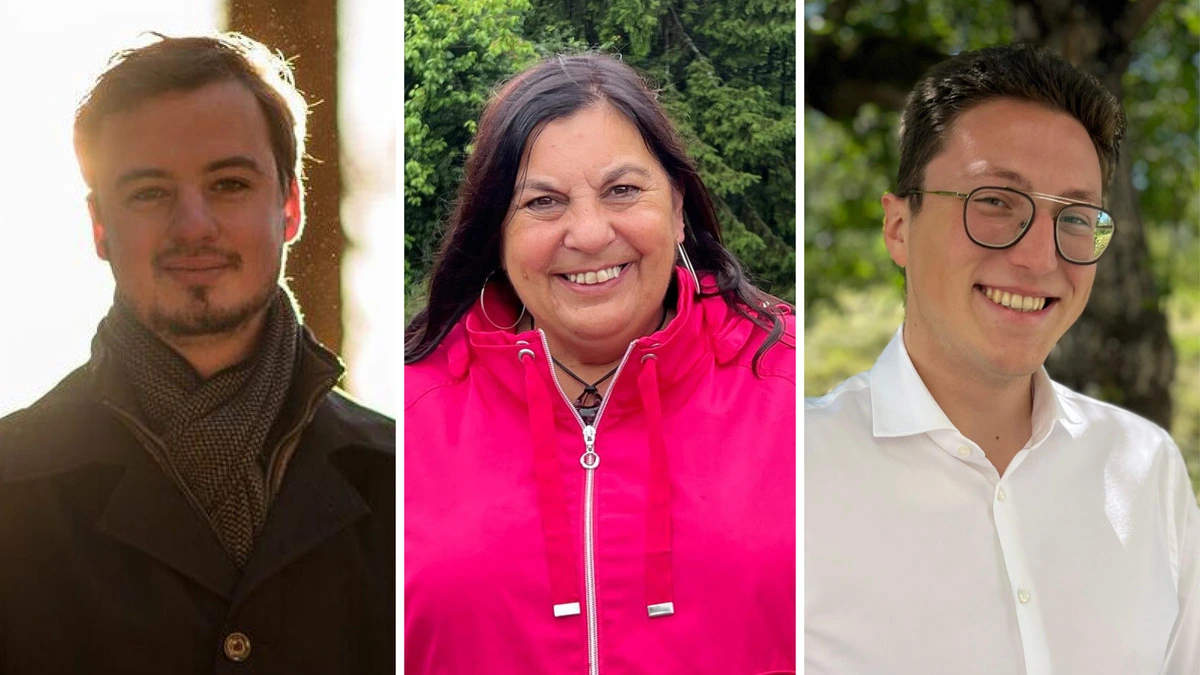 Von links: Hans Sagmeister, Maria Koletnik und Gregor Pfeifenberger kandidieren für die KPÖ