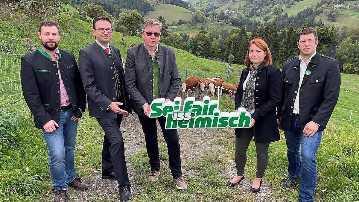 Thomas Rosegger, Matthias Zitzenbacher, Andreas Steinegger, Johanna Hafellner und Richard Judmaier