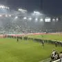 Die Polizeikräfte standen beim Derby Rapid gegen die Austria im Mittelpunkt des Geschehens 