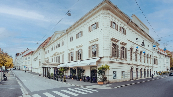 Das Grazer Schauspielhaus heute – der klassizistische Bau stammt aus dem Jahr 1825/26