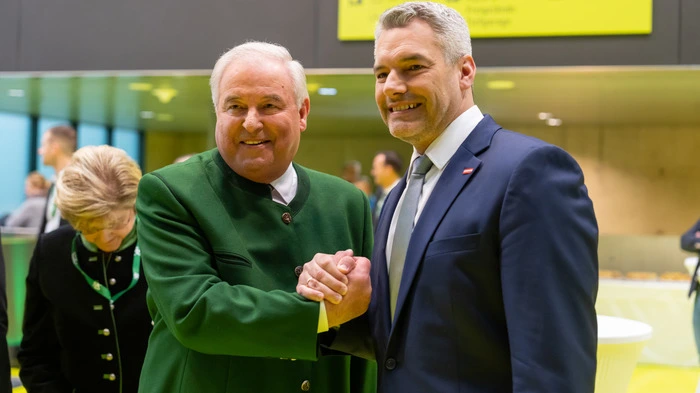 Karl Nehammer kommt zu Hermann Schützenhöfer nach Graz.