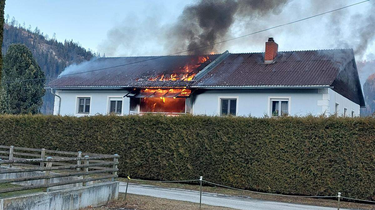 Fünf Feuerwehren waren im Einsatz