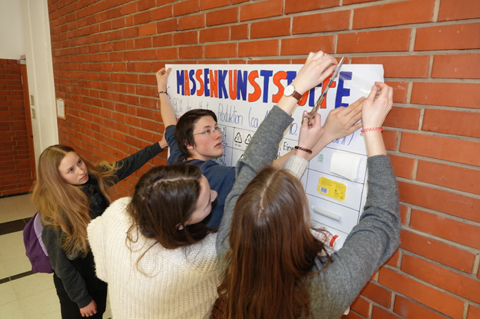 Plakate zum Thema wurden erarbeitet.
