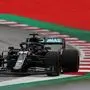 Mercedes' British driver Lewis Hamilton steers his car during the first practice session at the Austrian Formula One Grand Prix on July 3, 2020 in Spielberg, Austria. - Seven months after they last competed in earnest, the Formula One circus will push a post-lockdown ?re-set? button to open the 2020 season in Austria on July 5. (Photo by Mark Thompson / POOL / AFP)