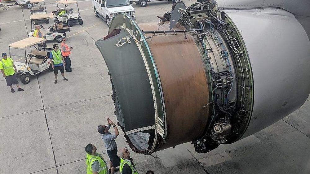 Passagier Erik Haddad schoss das Foto nach der Landung am Flughafen von Honolulu