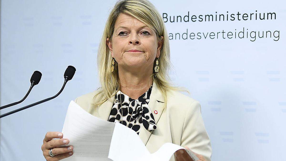 Verteidigungsministerin Klaudia Tanner (ÖVP) 