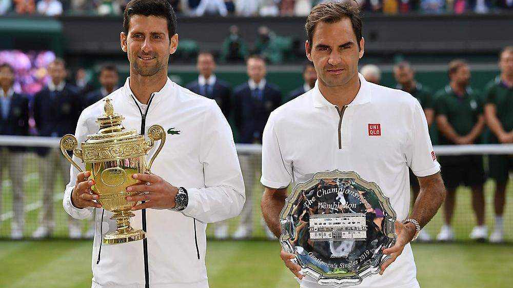 2019 setzte sich Djokovic auf Federers &quot;Heiligen Rasen&quot; in Wimbledon im Finale gegen den Schweizer durch.