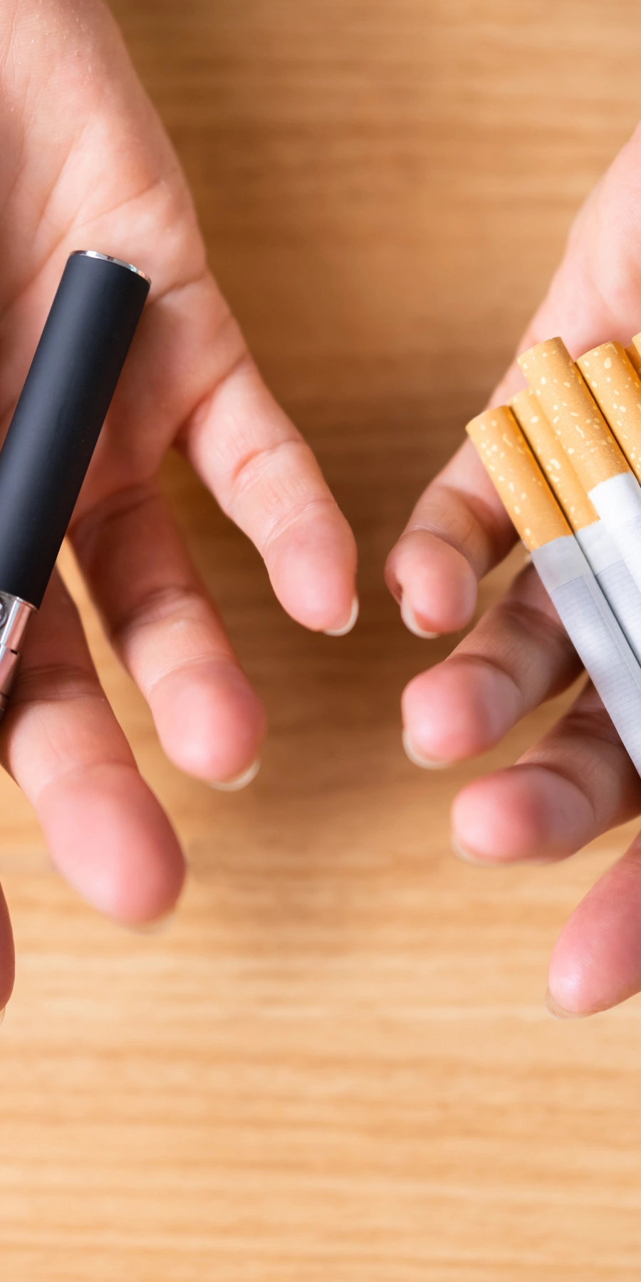 Kombination aus Zigaretten und Vapen ist katastrophal