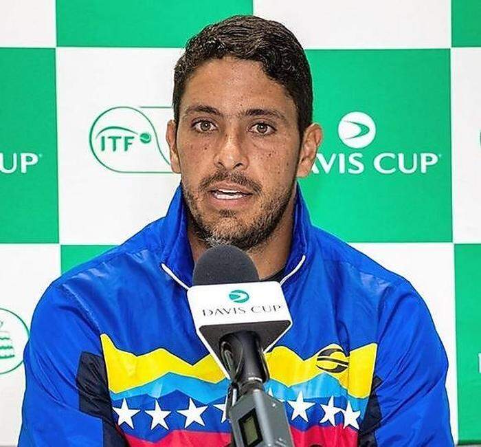 Roberto Maytin ist auch Teil des venezolanischen Davis-Cup-Teams
