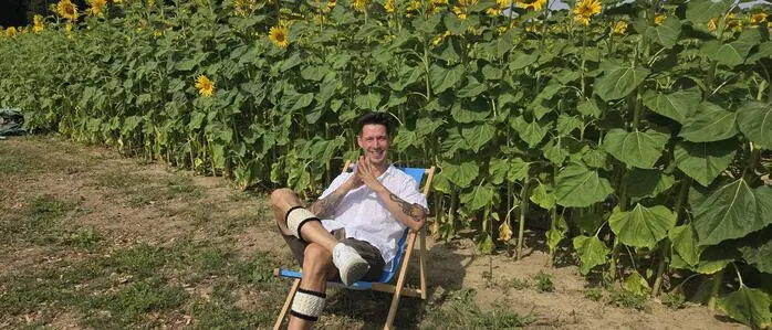 „Draufgänger“-Frontmann Albert-Mario Lampl in seinem Heimatort Gnas 