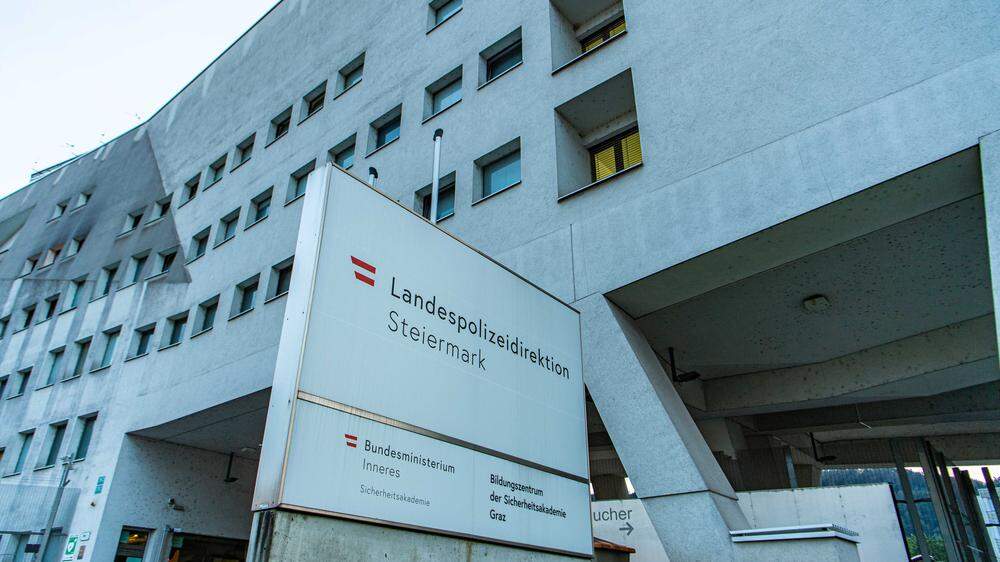Polizist (27) tödlich verletzt: Die steirische Landespolizeidirektion in Graz wurde zum Tatort