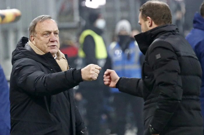 Dick Advocaats internationale Karriere wurde von WAC-Trainer Ferdinand Feldhofer (rechts) beendet. Der 73-Jährige geht nämlich mit Saisonende in Pension.