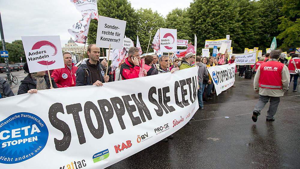 Noch einmal wird morgen gegen CETA demonstriert