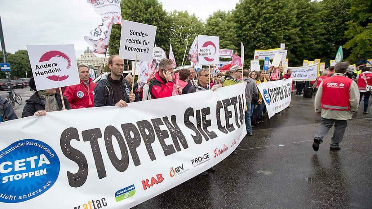 Noch einmal wird morgen gegen CETA demonstriert