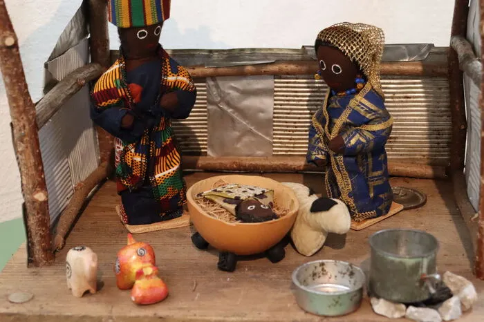 Krippen aus Afrika.
