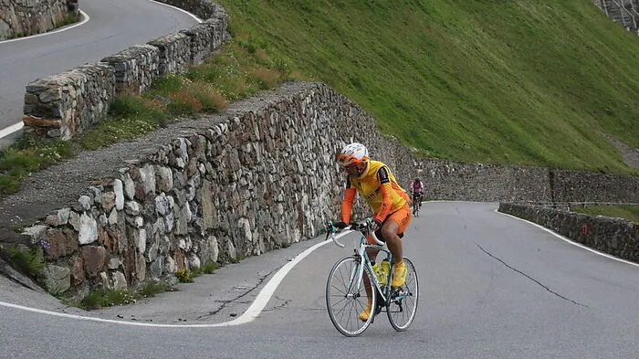 Zwei Stunden und zehn Minuten brauchte der Schnellste der weststeirischen Radler aufs Stilfserjoch