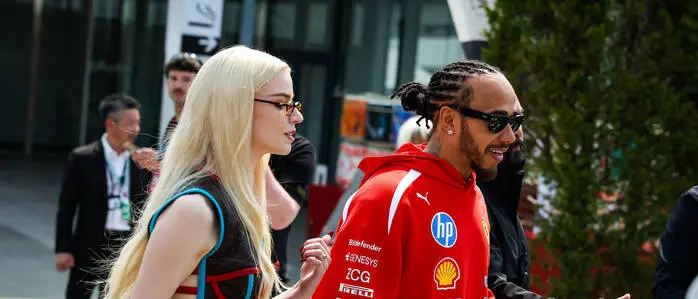 Anya Taylor-Joy und Lewis Hamilton