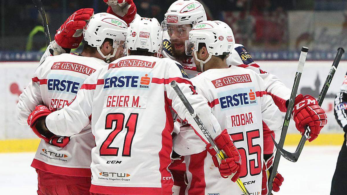 Der KAC führt in der Viertelfinalserie mit 2:0