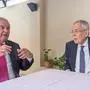 Schützenhöfer und Van der Bellen beim Doppelinterview im Sommer in Graz